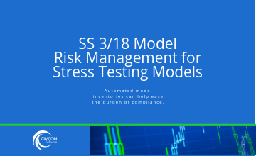 SS 3/18 Model Risk Management for Stress Testing Models.