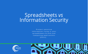 Spreadsheets vs Information Security.
